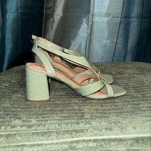 Chic Sage Block Heel Sandals